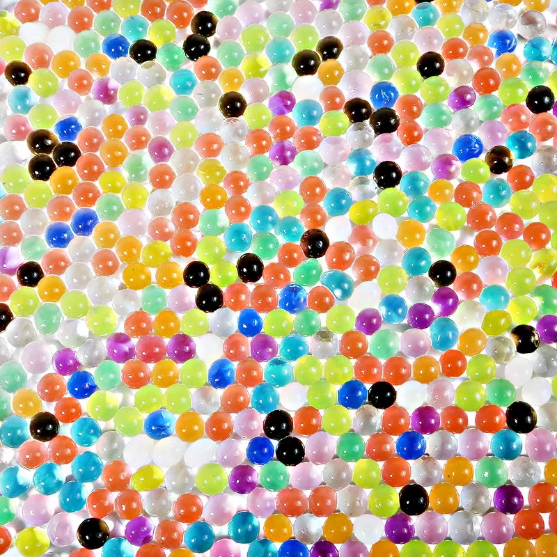 500 шт. цветные жемчужные гелевые шарики полимерный гидрогель кристальная грязь