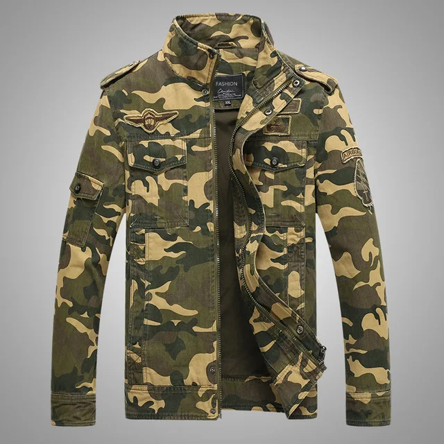4XL Large Size Men Camouflage US Army Tactical Jacket Tops Male Spring Autumn Outdoor Training Camping Pilot Coat Windbreaker
4XL Large Size Men Camouflage US Army Tactical Jacket Tops Male Spring Autumn Outdoor Training Camping Pilot Coat Windbreaker