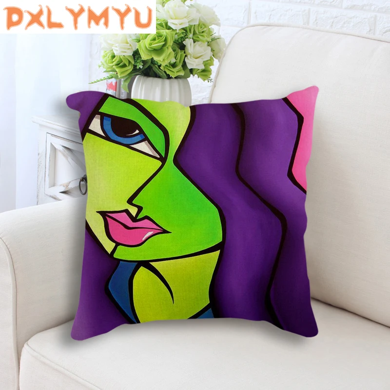 Exaggerated Woman Oil Painting Printed Cover Decorative Pillowcase Back Pillow Case 45*45cm Pillow Cover Drop shipping
Exaggerated Woman Oil Painting Printed Cover Decorative Pillowcase Back Pillow Case 45*45cm Pillow Cover Drop shipping