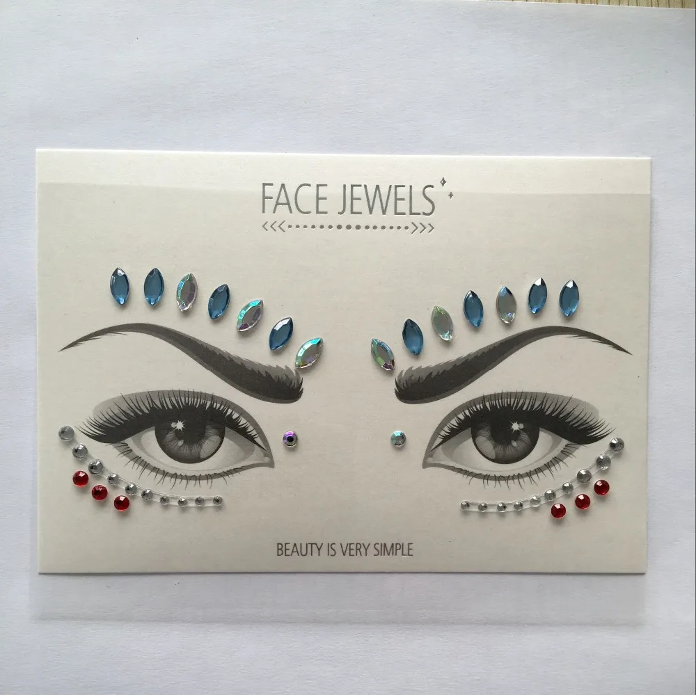 2017 Acrylic Resin Drill Stick Bindi Sticker Handpicked Bohemia And Tribal Style Face And Eye Jewels Forehead Decor Sticker
2017 Acrylic Resin Drill Stick Bindi Sticker Handpicked Bohemia And Tribal Style Face And Eye Jewels Forehead Decor Sticker