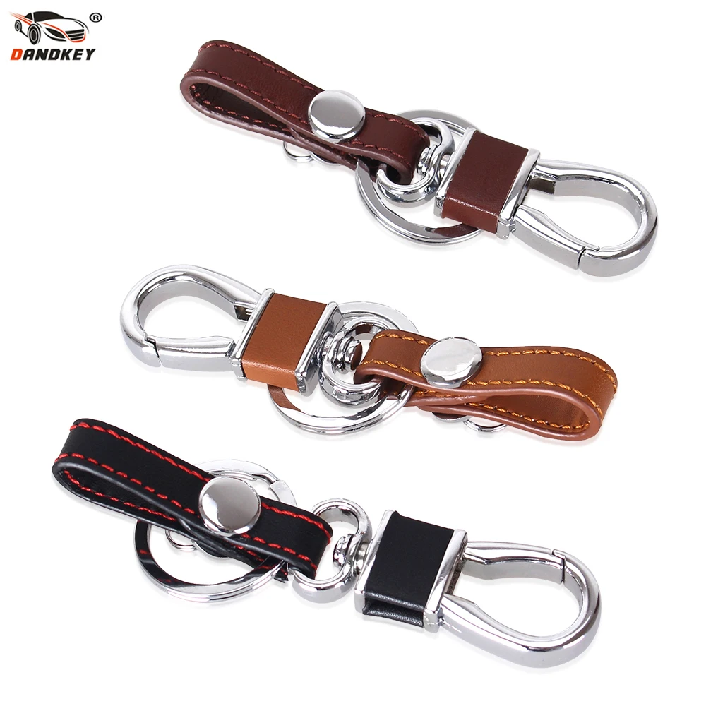 DANDKEY Metal Zinc Alloy Leather Key Chains Rings Holder For Car Keyrings KeyChains For Man Women
DANDKEY Metal Zinc Alloy Leather Key Chains Rings Holder For Car Keyrings KeyChains For Man Women