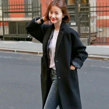 Casual Winter Elegant Trench Coat Femme Noir Long Black 2019 Spring Fashion Women Clothes Ladies Coats Abrigos Largos Mujer Over
Casual Winter Elegant Trench Coat Femme Noir Long Black 2019 Spring Fashion Women Clothes Ladies Coats Abrigos Largos Mujer Over
