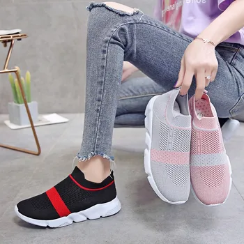 Summer Sneakers Women Mesh Black Sock Shoes Ladies Vulcanize Shoes Trainers Knitting Casual Shoes Plus Size Zapatos De Mujer
Summer Sneakers Women Mesh Black Sock Shoes Ladies Vulcanize Shoes Trainers Knitting Casual Shoes Plus Size Zapatos De Mujer