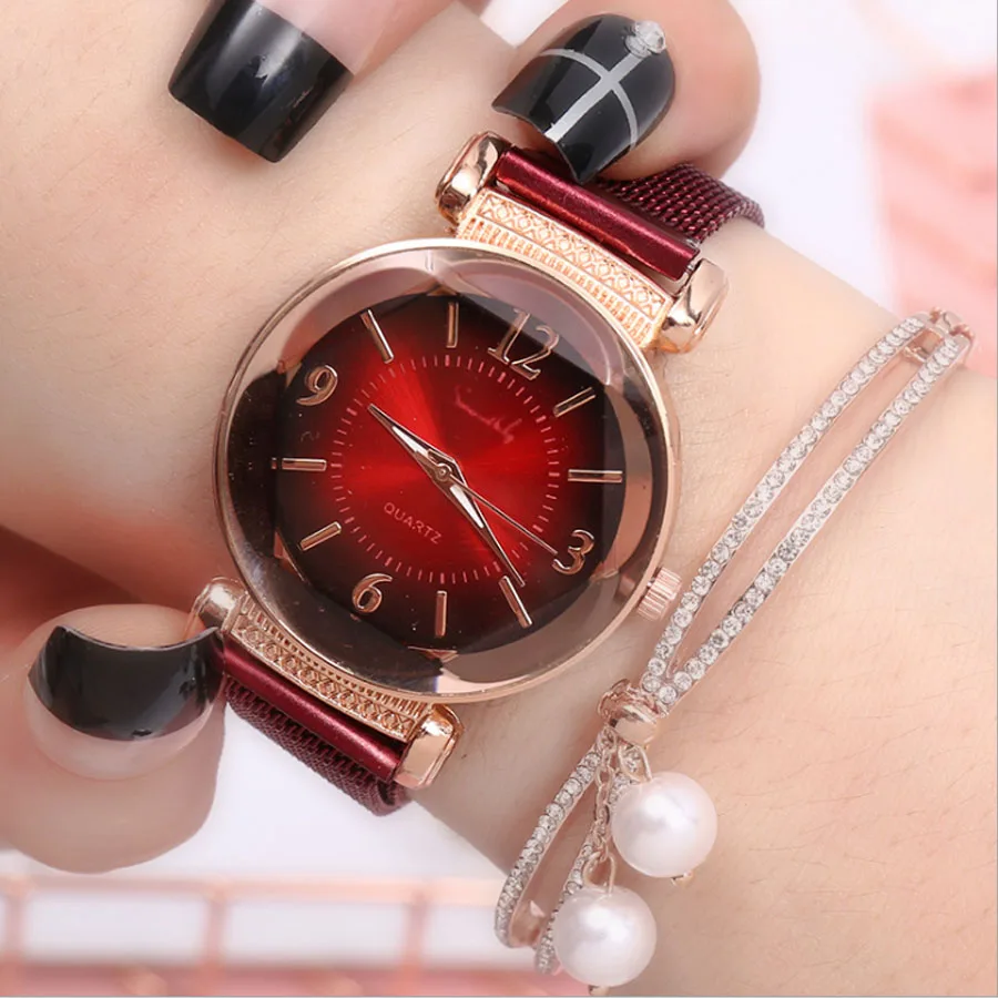 luxury ladies watch magnet mesh with starry luminous fashion diamond female quartz watch relogio feminino zegarek damski
luxury ladies watch magnet mesh with starry luminous fashion diamond female quartz watch relogio feminino zegarek damski