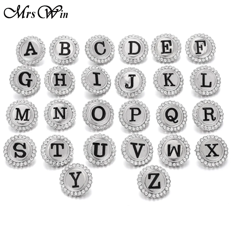 5pcs/lot Rhinestone Mix Letters Metal Round 18mm Snap Buttons Alphabet A-S DIY Jewelry Findings fit Snap Jewelry
5pcs/lot Rhinestone Mix Letters Metal Round 18mm Snap Buttons Alphabet A-S DIY Jewelry Findings fit Snap Jewelry