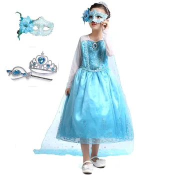 Kids Girl Queen Elsa Fancy Party Dress Anna Halloween Cosplay Costume Christmas Clothing For Children Carnival Clothes pageant
Kids Girl Queen Elsa Fancy Party Dress Anna Halloween Cosplay Costume Christmas Clothing For Children Carnival Clothes pageant