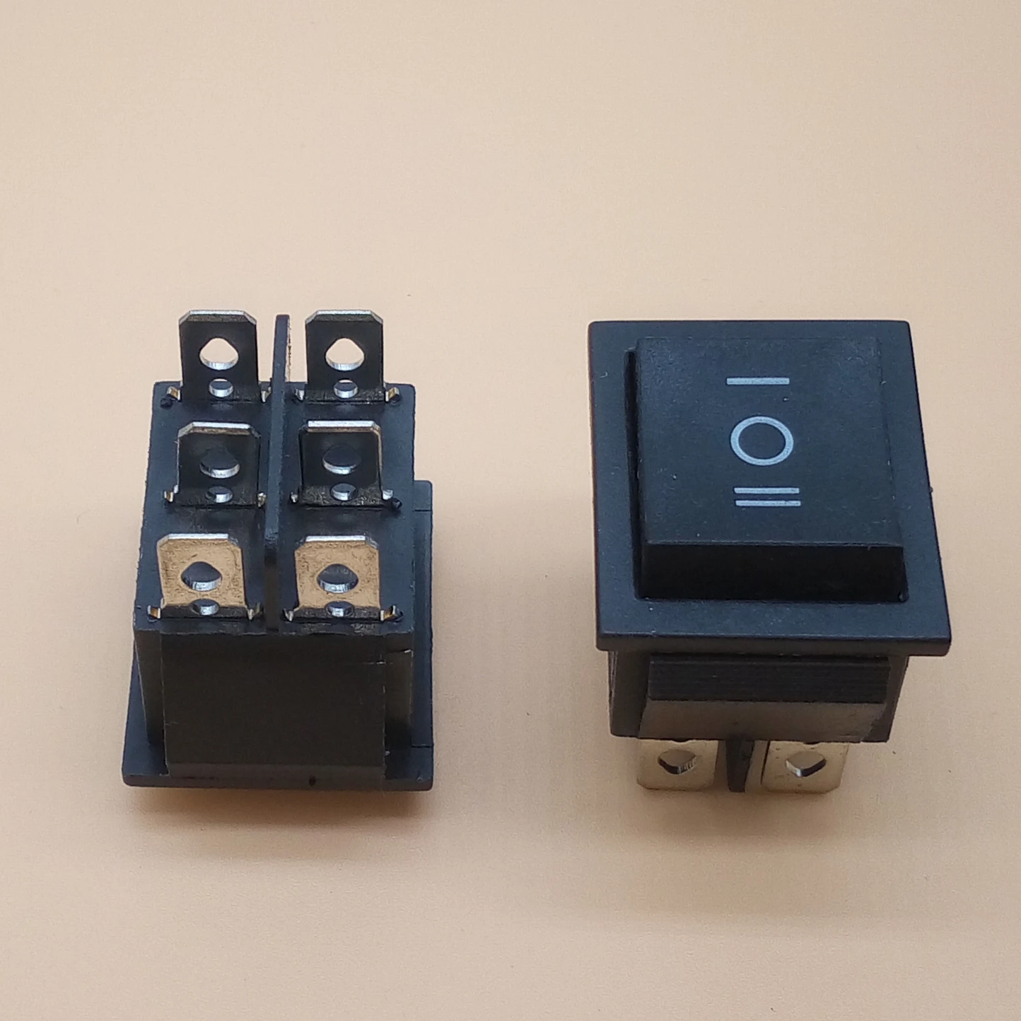 2pc Rocker Switch Power Switch Boat 3 Position 6Pin Button Latching with Lamp Light KCD4 16A 250VAC/ 20A 125VAC On-Off-on DIY
2pc Rocker Switch Power Switch Boat 3 Position 6Pin Button Latching with Lamp Light KCD4 16A 250VAC/ 20A 125VAC On-Off-on DIY