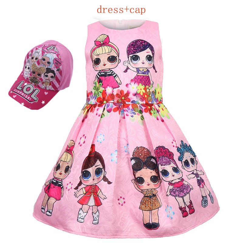 Baby Kids Girls LoI Princess Dress Elegant Children Clothes Summer Sleeveless Dolls Print Pleated Girls Dress Vestidos Costume
Baby Kids Girls LoI Princess Dress Elegant Children Clothes Summer Sleeveless Dolls Print Pleated Girls Dress Vestidos Costume
