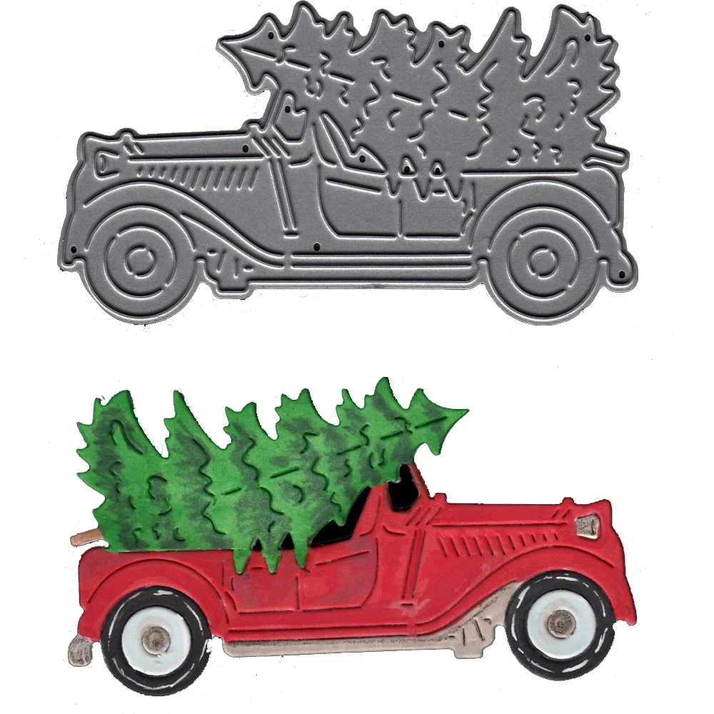 Car with tree Shape Metal Cutting Dies Stencil Scrapbook Album Embossing For Gift Card Making Handcrafts
Car with tree Shape Metal Cutting Dies Stencil Scrapbook Album Embossing For Gift Card Making Handcrafts