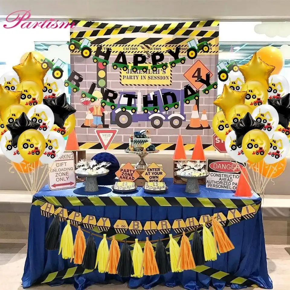 construction themed baby shower