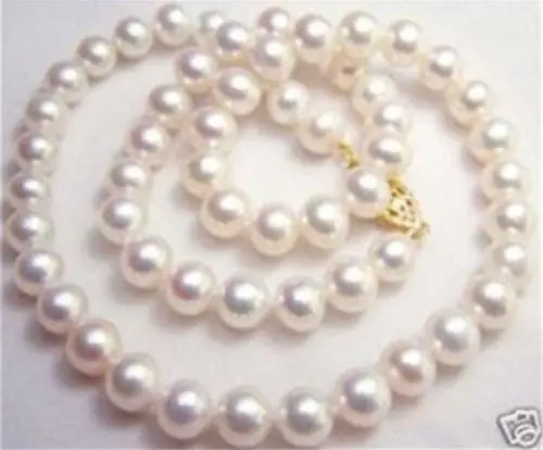 

9-10MM NATURAL WHITE SOUTH SEA AAA+ PEARL NECKLACE 18"-YTYUYIU