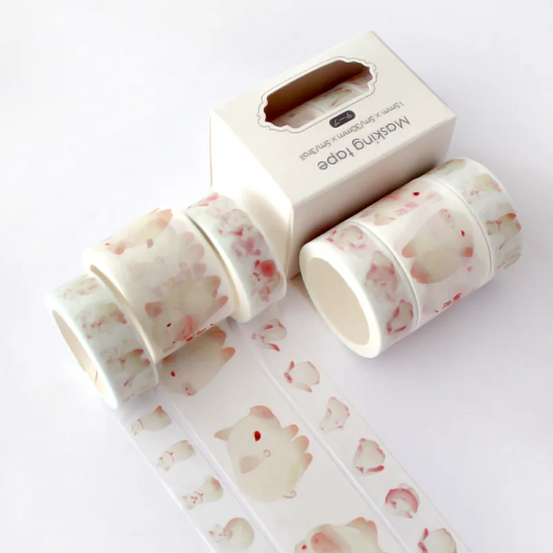 3pcs/pack cute pet pig cat Bullet Journal Washi Tape set Adhesive Tape DIY Scrapbooking Sticker Label Japanese Masking tape
3pcs/pack cute pet pig cat Bullet Journal Washi Tape set Adhesive Tape DIY Scrapbooking Sticker Label Japanese Masking tape