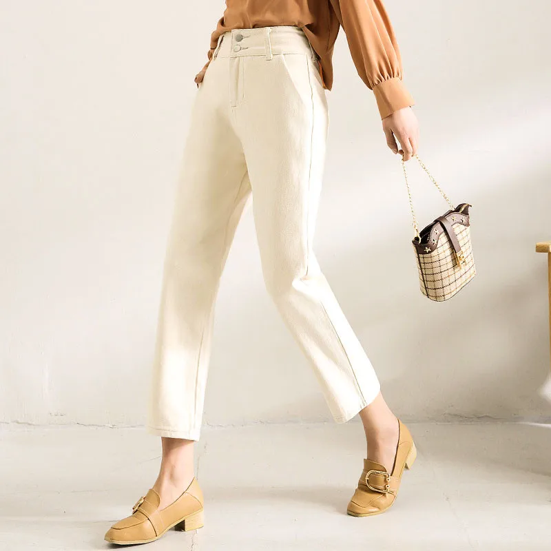 High Waist Jeans Was Thin New Spring And Autumn Large Size Straight Nine Pants Casual Rice White Retro High Street Women's Jeans
High Waist Jeans Was Thin New Spring And Autumn Large Size Straight Nine Pants Casual Rice White Retro High Street Women's Jeans