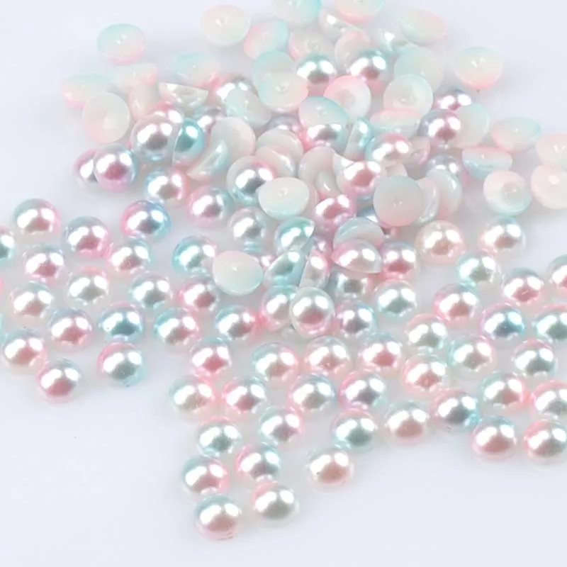 300Pcs Blue and pink Half Round Pearl Flatback cabochons beads for Scrapbook Craft 8mm ABS YKL0524-8
300Pcs Blue and pink Half Round Pearl Flatback cabochons beads for Scrapbook Craft 8mm ABS YKL0524-8