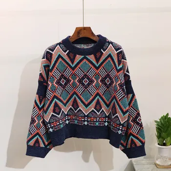 Autumn Winter Women Sweater Striped Knitted Pullovers and Sweater Fashion Casual Sweaters Pull Femme Jumper
Autumn Winter Women Sweater Striped Knitted Pullovers and Sweater Fashion Casual Sweaters Pull Femme Jumper