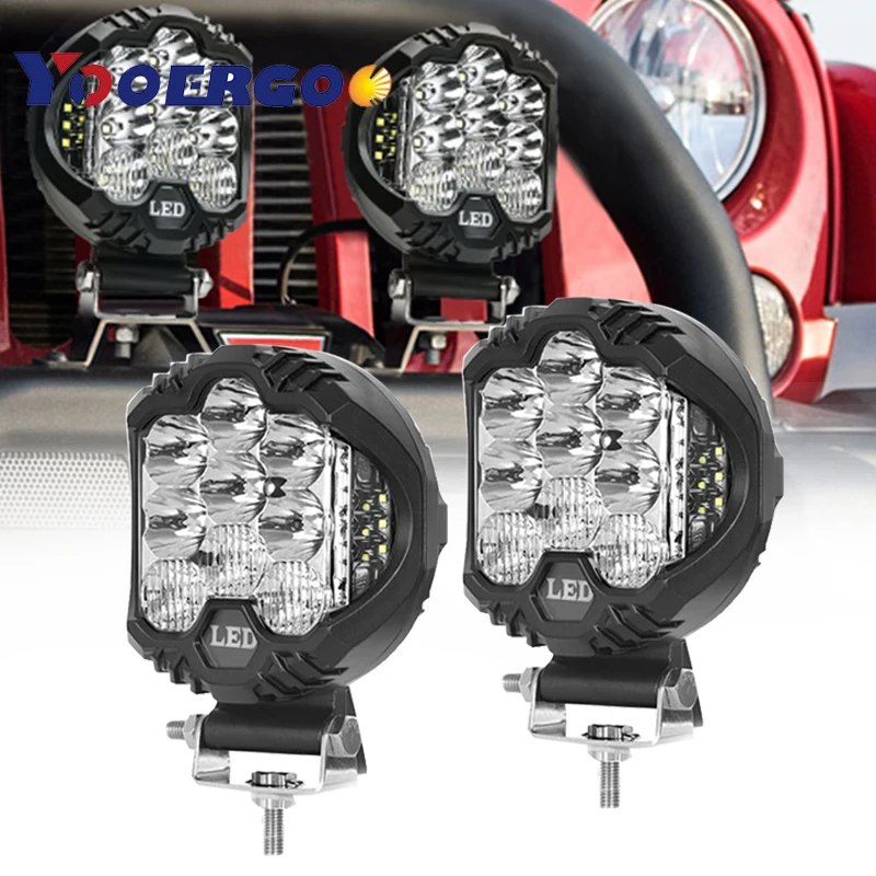2pcs 5" 48W LED Work Light Bar Combo Driving Fog Lamp Super Bright 3000LM LED Work Light for Truck Car ATV SUV ATV Jeep Boat
2pcs 5" 48W LED Work Light Bar Combo Driving Fog Lamp Super Bright 3000LM LED Work Light for Truck Car ATV SUV ATV Jeep Boat