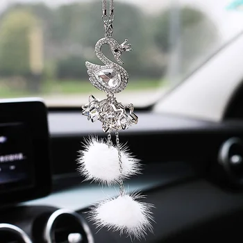 and Winter Pentagon Swan Mink Hair Vehicle Hangers Creative Car Inner Hangers Vehicle Rearview Mirror Decoration Female
and Winter Pentagon Swan Mink Hair Vehicle Hangers Creative Car Inner Hangers Vehicle Rearview Mirror Decoration Female