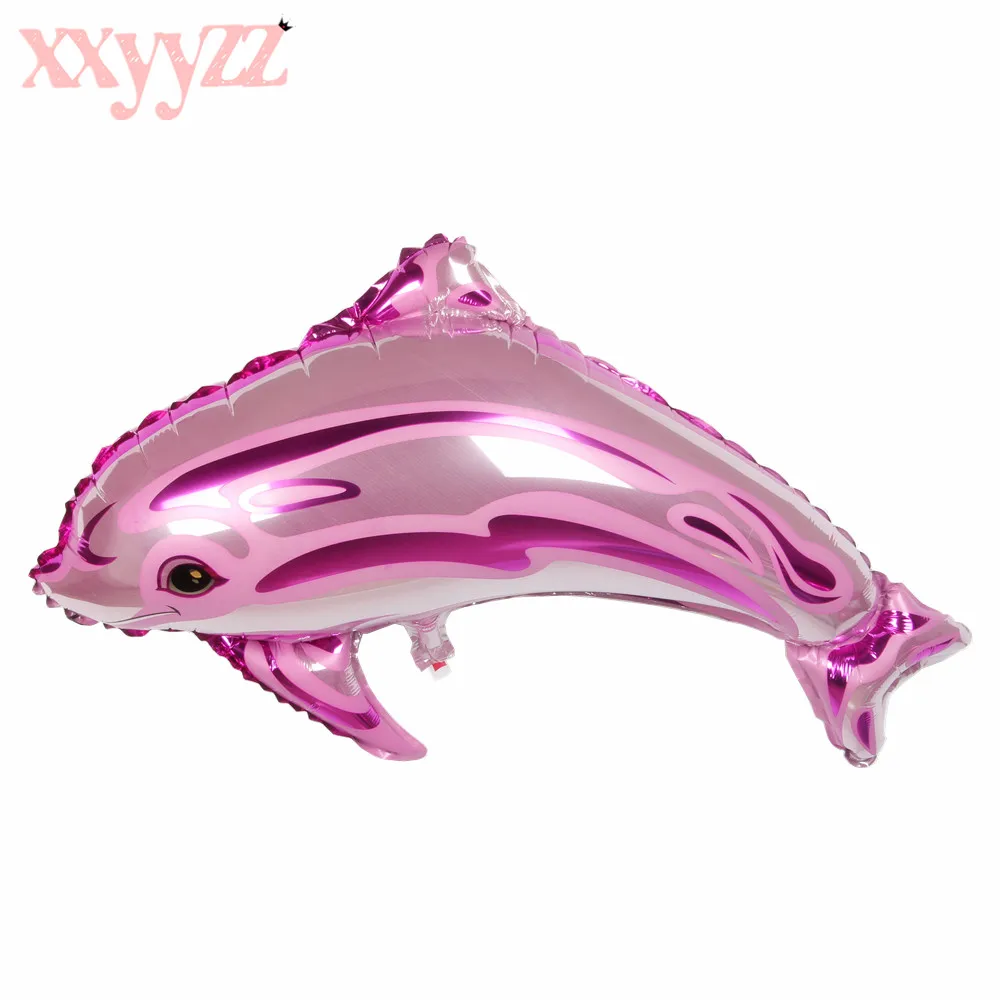 

XXYYZZ Large Size Dolphin Foil Balloons Cartoon Animal Helium Balloon Birthday Party Wedding Decor Air Balloons Event Party