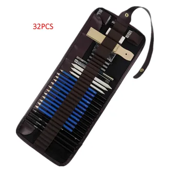 32PCS Complete Drawing Sketching Pencils Set Includes Graphite Charcoal Pencil Rubber Sharpener Storage Case for Artist Student
32PCS Complete Drawing Sketching Pencils Set Includes Graphite Charcoal Pencil Rubber Sharpener Storage Case for Artist Student