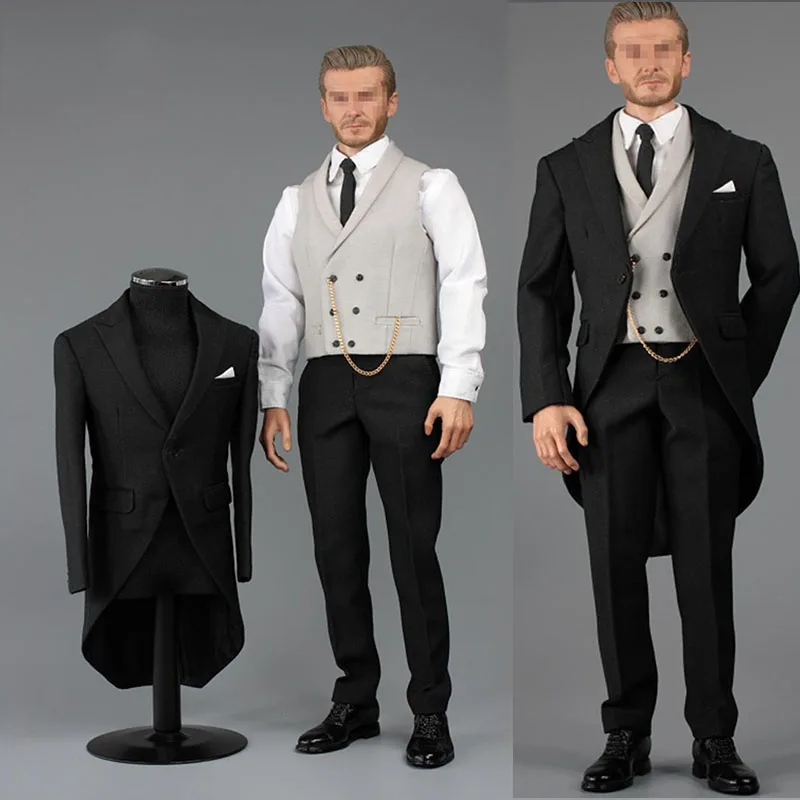 1/6 scale handsome business suit male V1014B 1/6 Gentlemen's suit with waistcoat and leather shoes for 12' narrow shoulder body
1/6 scale handsome business suit male V1014B 1/6 Gentlemen's suit with waistcoat and leather shoes for 12' narrow shoulder body