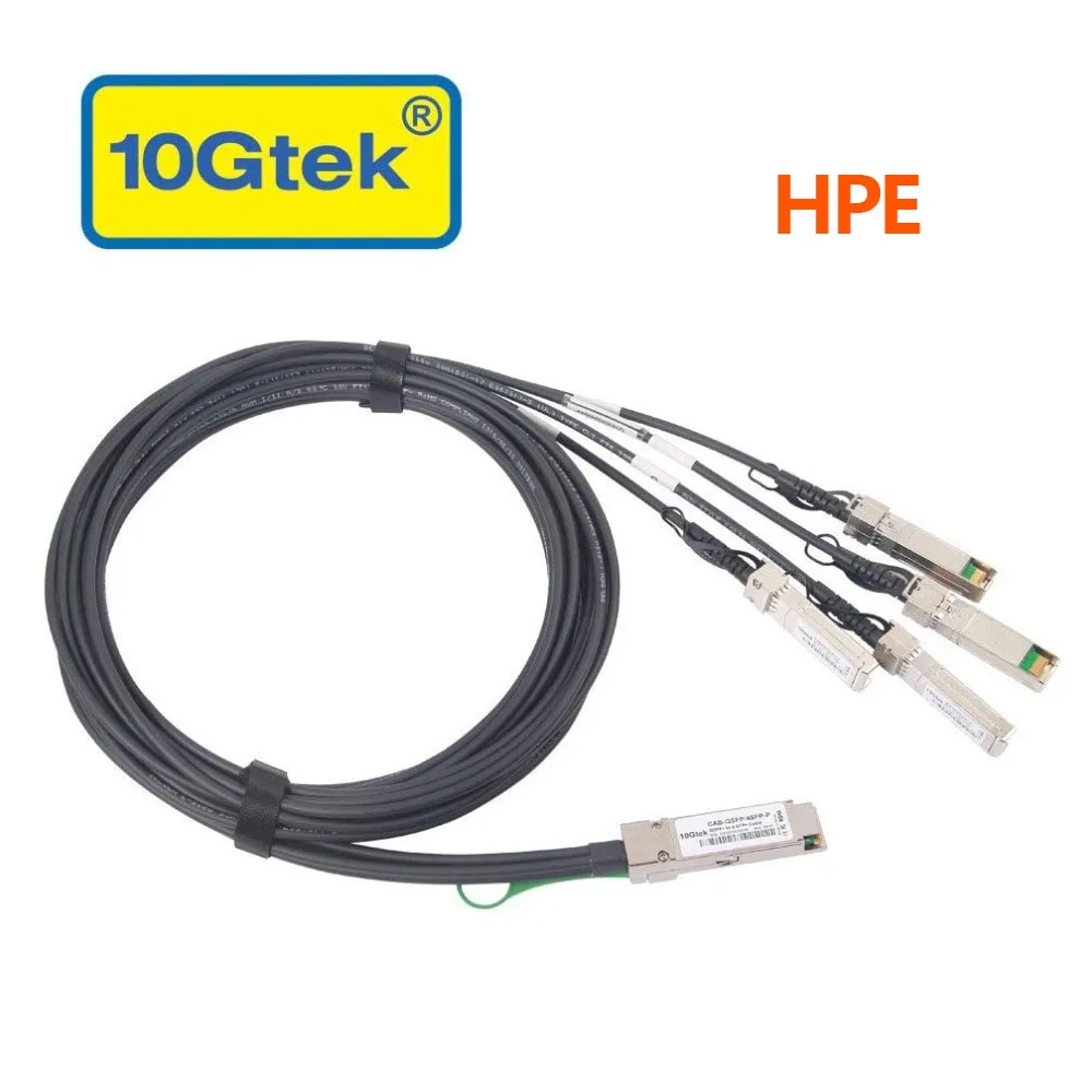 HPE JG331A 5-meter 40Gb/s QSFP+ to 4x SFP+ Direct Attach Breakout Cable Passive 26AWG
HPE JG331A 5-meter 40Gb/s QSFP+ to 4x SFP+ Direct Attach Breakout Cable Passive 26AWG