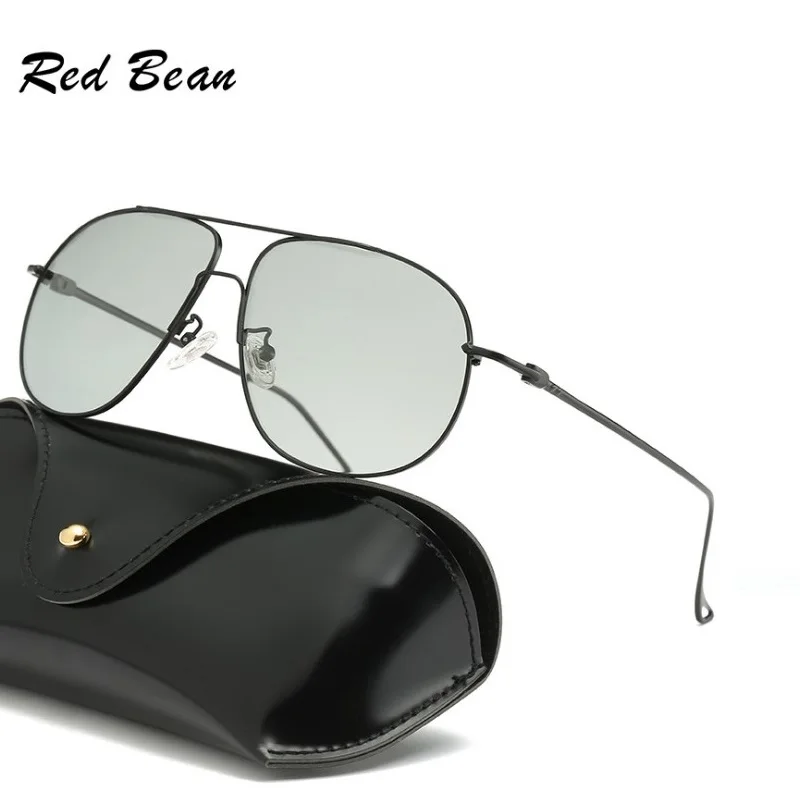 width-150 New Polarized Sunglasses Men Photochromic goggles Coating Lenses big Frame for Brand Design Pilot Sun Glasses Driving |