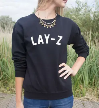 LAY-Z Letters Print Women Sweatshirt Jumper Cotton Casual Hoodies For Lady Hipster Gray Black Whtie BZ203-41
LAY-Z Letters Print Women Sweatshirt Jumper Cotton Casual Hoodies For Lady Hipster Gray Black Whtie BZ203-41