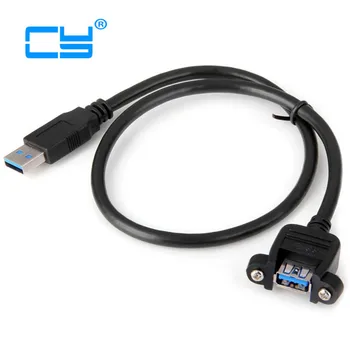USB 3.0 A Type Male to Female Extension Cable with Panel Mount screws 50cm 80cm 150cm
USB 3.0 A Type Male to Female Extension Cable with Panel Mount screws 50cm 80cm 150cm