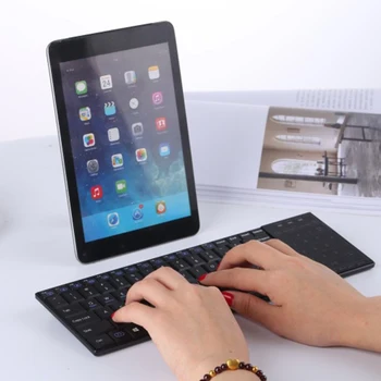 Bluetooth 3.0 Wireless Multimedia Keyboard Touching Rechargeable Keyboard with Mouse for PC Android -Drop
Bluetooth 3.0 Wireless Multimedia Keyboard Touching Rechargeable Keyboard with Mouse for PC Android -Drop