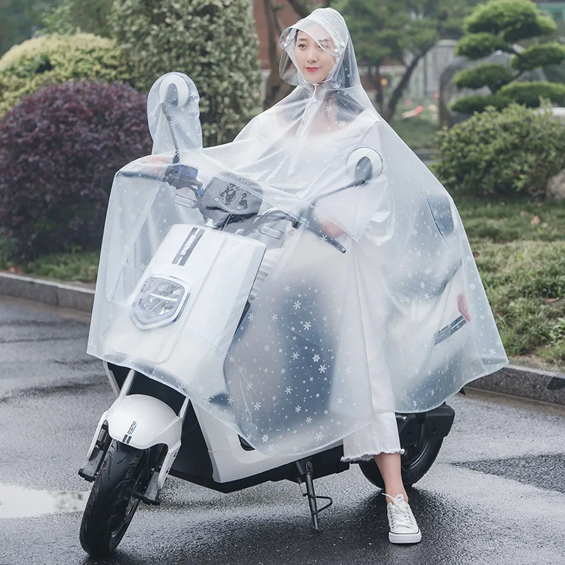 Transparent Bicycle Motorcycle Raincoat Windproof Chubasquero Moto Rain Poncho Impermeable Clear Raincoat Single Double Raingear 
Transparent Bicycle Motorcycle Raincoat Windproof Chubasquero Moto Rain Poncho Impermeable Clear Raincoat Single Double Raingear