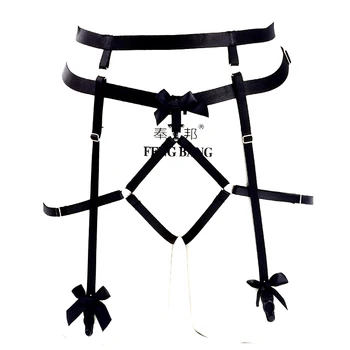 Black Bow Harness Garter Cage Waist Stockings Suspender Belts Strap Elastic Adjust Hollow Out Bondage Garter Goth Fetish Wear
Black Bow Harness Garter Cage Waist Stockings Suspender Belts Strap Elastic Adjust Hollow Out Bondage Garter Goth Fetish Wear