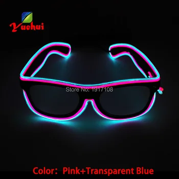2019 Two Colors Glowing LED Glasses For Party Decoration Luminous Rave EL Glasses Holiday Gift Powered By 2xAA Battery
2019 Two Colors Glowing LED Glasses For Party Decoration Luminous Rave EL Glasses Holiday Gift Powered By 2xAA Battery
