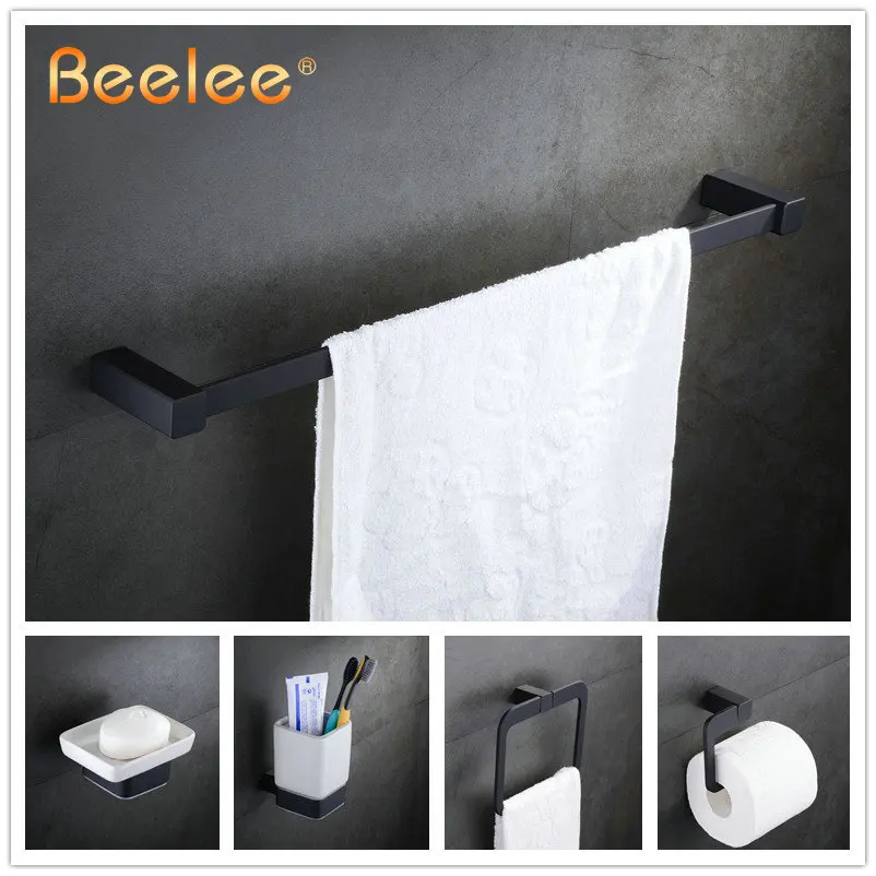 Bathroom Hardware Set Black Robe Hook Towel Rail Rack Bar Shelf Paper Holder Toothbrush Holder Bathroom Accessories
Bathroom Hardware Set Black Robe Hook Towel Rail Rack Bar Shelf Paper Holder Toothbrush Holder Bathroom Accessories