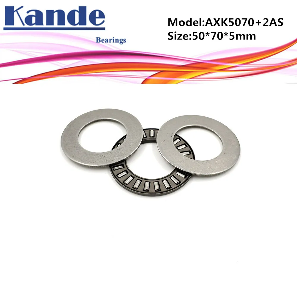AXK5070 + 2AS 1PC Thrust Needle Roller Bearing With Two AS5070 Washers 50*70*5 mm Plane Thrust Needle Roller Bearing
AXK5070 + 2AS 1PC Thrust Needle Roller Bearing With Two AS5070 Washers 50*70*5 mm Plane Thrust Needle Roller Bearing