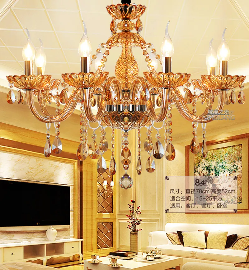 Светодиодная Янтарная Золотая люстра lustre de cristal для фойе, гостиной, подвесная хрустальная люстра для ресторана, хрустальная люстра для шампанского, E14
Светодиодная Янтарная Золотая люстра lustre de cristal для фойе, гостиной, подвесная хрустальная люстра для ресторана, хрустальная люстра для шампанского, E14