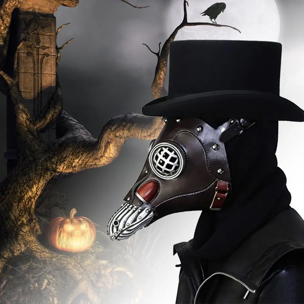 Steam Punk Mask Steampunk Gas Mask with Goggles Full Face Unisex Mask Cosplay Halloween Punk Rock Mask Drop Shipping
Steam Punk Mask Steampunk Gas Mask with Goggles Full Face Unisex Mask Cosplay Halloween Punk Rock Mask Drop Shipping