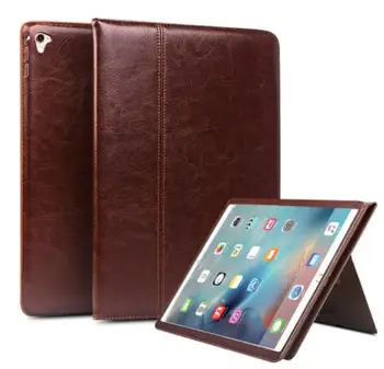 QIALINO Genuine Leather Case for iPad Pro 12.9 2017 Flip Fashion pattern Stents Dormancy Stand CoverCard Slot case
QIALINO Genuine Leather Case for iPad Pro 12.9 2017 Flip Fashion pattern Stents Dormancy Stand CoverCard Slot case