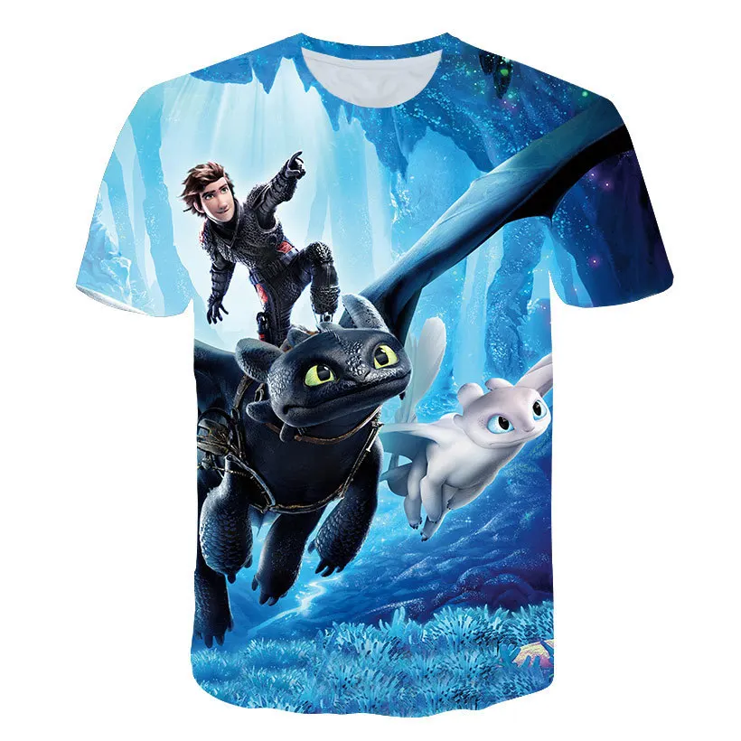 children Clothes Boys How To Train Your Dragon 3 t shirts Summer Kids T-shirt Cartoon 3D Print T shirt Boys Tees Boys Girls Tops
children Clothes Boys How To Train Your Dragon 3 t shirts Summer Kids T-shirt Cartoon 3D Print T shirt Boys Tees Boys Girls Tops