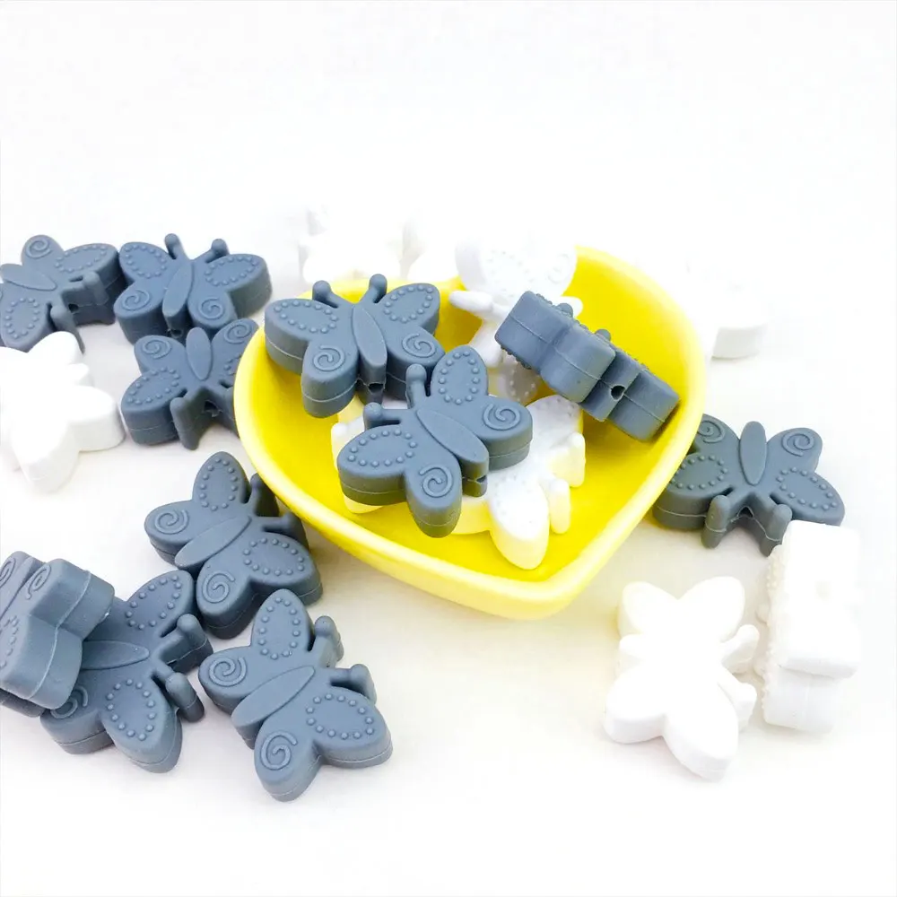 10pc Silicone Beads Mini Silicone Butterfly Teething Beads BPA Free For Teething Beads Jewelry DIY Making Rodent Pendant Toys
10pc Silicone Beads Mini Silicone Butterfly Teething Beads BPA Free For Teething Beads Jewelry DIY Making Rodent Pendant Toys
