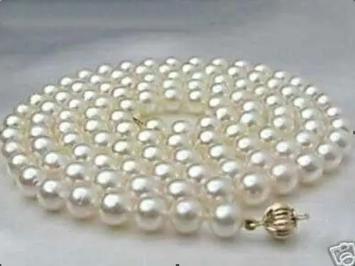 8MM noblest White shell akoya pearl necklace 33"@^Noble style Natural Fine jewe FREE SHIPPING
8MM noblest White shell akoya pearl necklace 33"@^Noble style Natural Fine jewe FREE SHIPPING