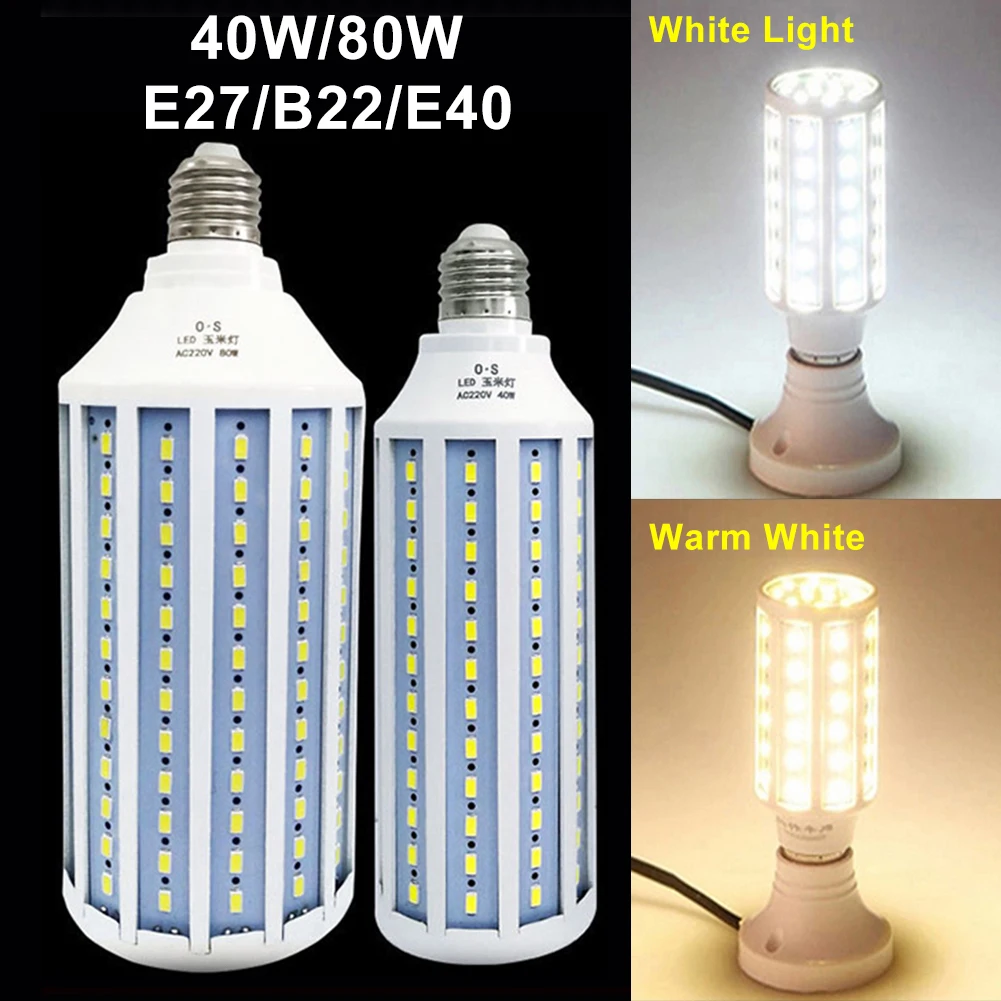 Durable 40w 80w Workshop High Power Home Daylight Energy Saving 5730SMD Led Lamp Shockproof Factory Warm White Corn Bulb
Durable 40w 80w Workshop High Power Home Daylight Energy Saving 5730SMD Led Lamp Shockproof Factory Warm White Corn Bulb