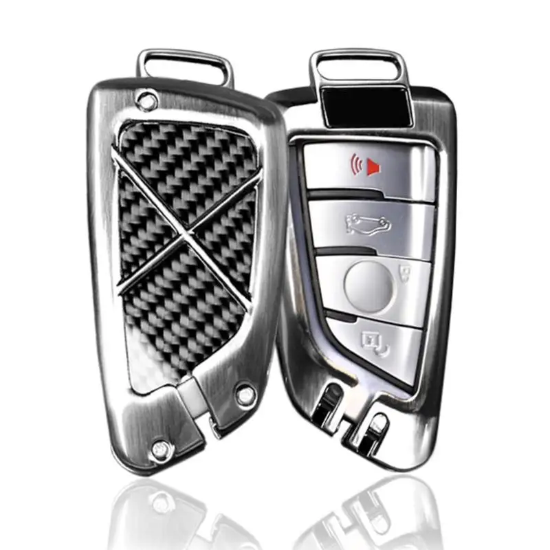 VODOOL Car Key Cover Keychain Carbon Fiber Metal Auto Key Case Housing Shell Pendant Car Styling For BMW 1/2/5/7 Series X1 X5 X6
VODOOL Car Key Cover Keychain Carbon Fiber Metal Auto Key Case Housing Shell Pendant Car Styling For BMW 1/2/5/7 Series X1 X5 X6