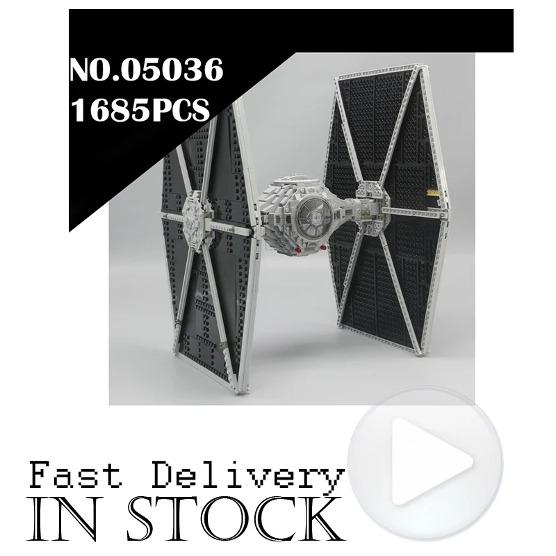 1685PCS Lepin 05036 TIE Fighter STAR Ultimate Collector WARS Rogue One Building Bricks Blocks Toys For Kid Compatible with 75095
1685PCS Lepin 05036 TIE Fighter STAR Ultimate Collector WARS Rogue One Building Bricks Blocks Toys For Kid Compatible with 75095