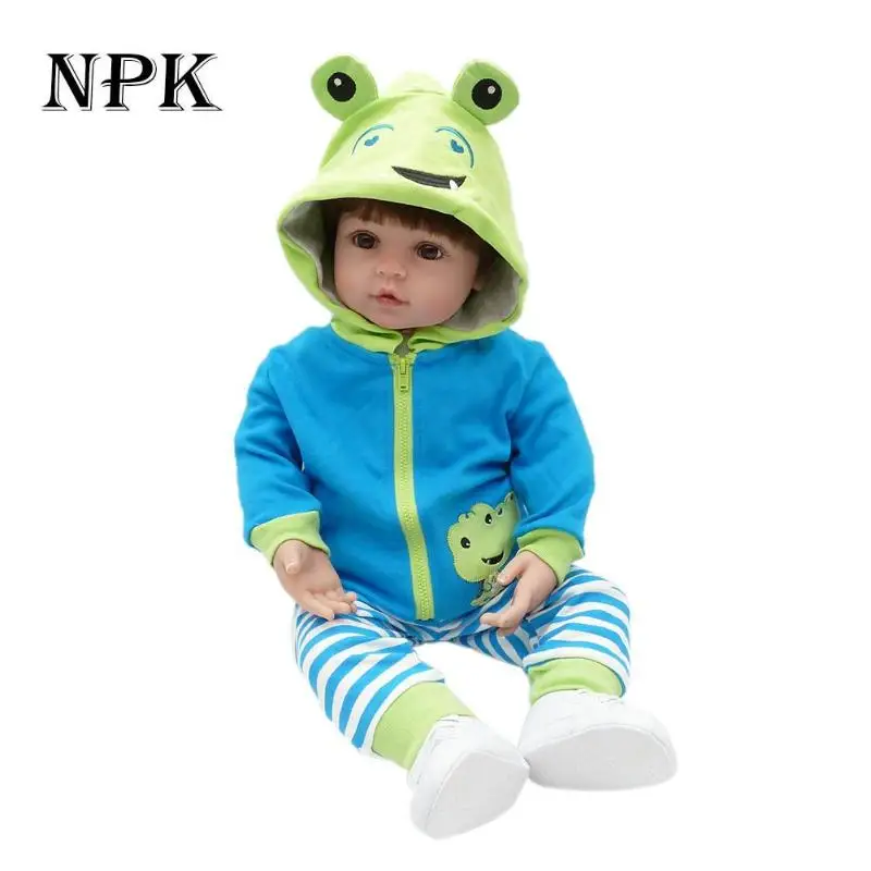 NPK Latest new 57cm Silicone Reborn Boneca Realista Fashion Baby Dolls For Princess Children Birthday Gift Bebes Reborn Dolls
NPK Latest new 57cm Silicone Reborn Boneca Realista Fashion Baby Dolls For Princess Children Birthday Gift Bebes Reborn Dolls