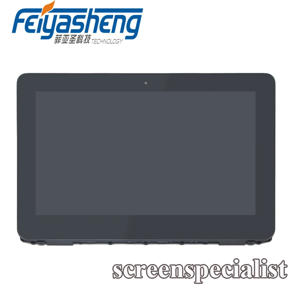 11 6 ''HD ЖК-дисплей Сенсорный экран Digitizer Ассамблеи + ободок для HP Chromebook x360 11-ae