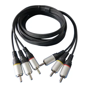 1.50meter TRIPLE 3 RCA PHONO Male Plug to Plug Audio COMPOSITE Video AV Cable TV Lead
1.50meter TRIPLE 3 RCA PHONO Male Plug to Plug Audio COMPOSITE Video AV Cable TV Lead