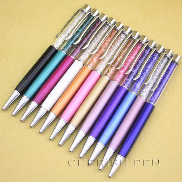 Wholesale Promotion 12pcs/lot Good Quality 12 Different Color Bling Crystal Roller Ball/Ballpoint Pen For Gift Free Shipping
Wholesale Promotion 12pcs/lot Good Quality 12 Different Color Bling Crystal Roller Ball/Ballpoint Pen For Gift Free Shipping