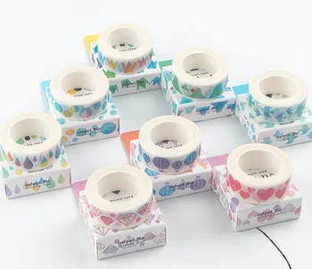 New fashion watercolours paper masking Tape Scrapbooking Decoration Stationery washi Tape
New fashion watercolours paper masking Tape Scrapbooking Decoration Stationery washi Tape