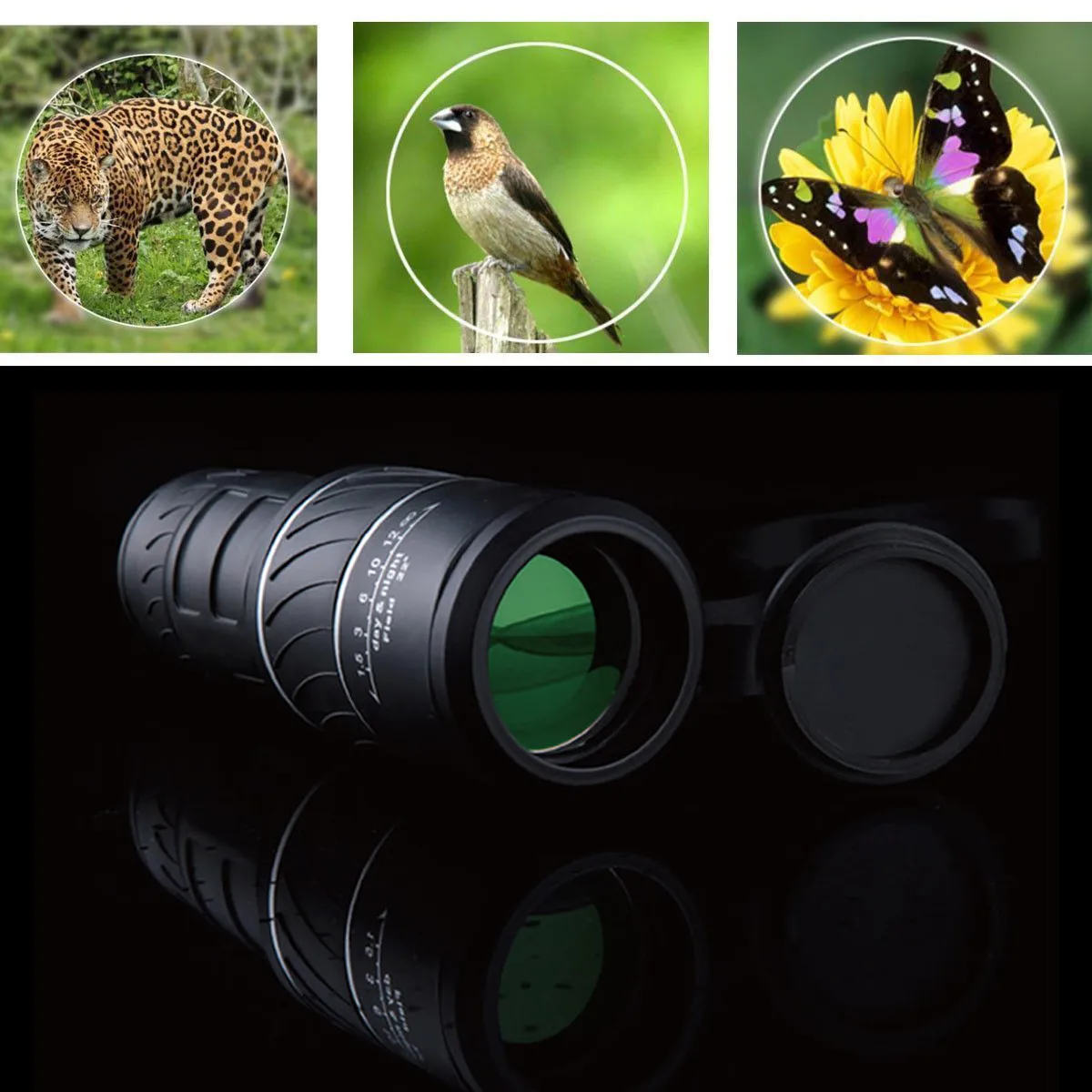 Powerful ANDA Day Vision 40x60 HD Vision Telescope Waterproof Long Range Binoculars monocular for Camping Bird-watching
Powerful ANDA Day Vision 40x60 HD Vision Telescope Waterproof Long Range Binoculars monocular for Camping Bird-watching