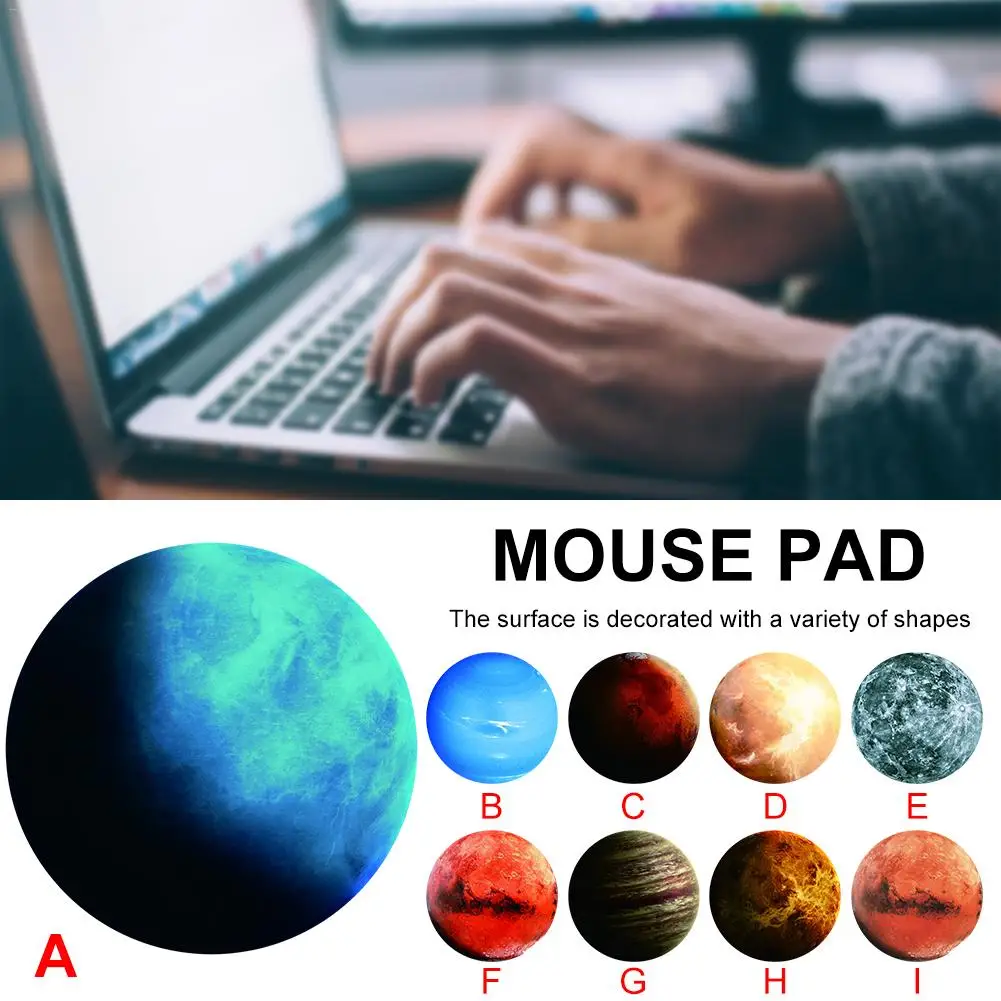 Planet Series Mouse Pad 20cm*3mm Mini Non-slip Round Silicone Mouse Pad Mat For All Optical Mouse Mechanical Mouse Mat
Planet Series Mouse Pad 20cm*3mm Mini Non-slip Round Silicone Mouse Pad Mat For All Optical Mouse Mechanical Mouse Mat